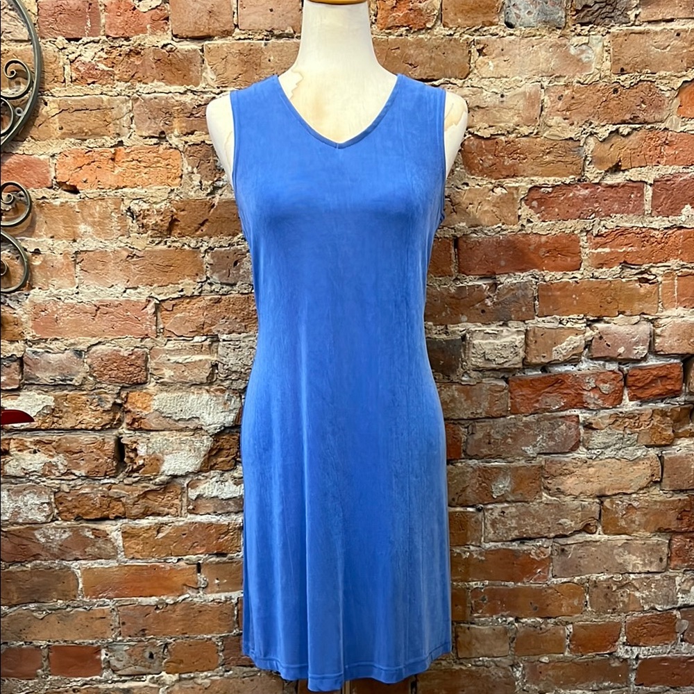 Coldwater Creek Blue Midi Dress
